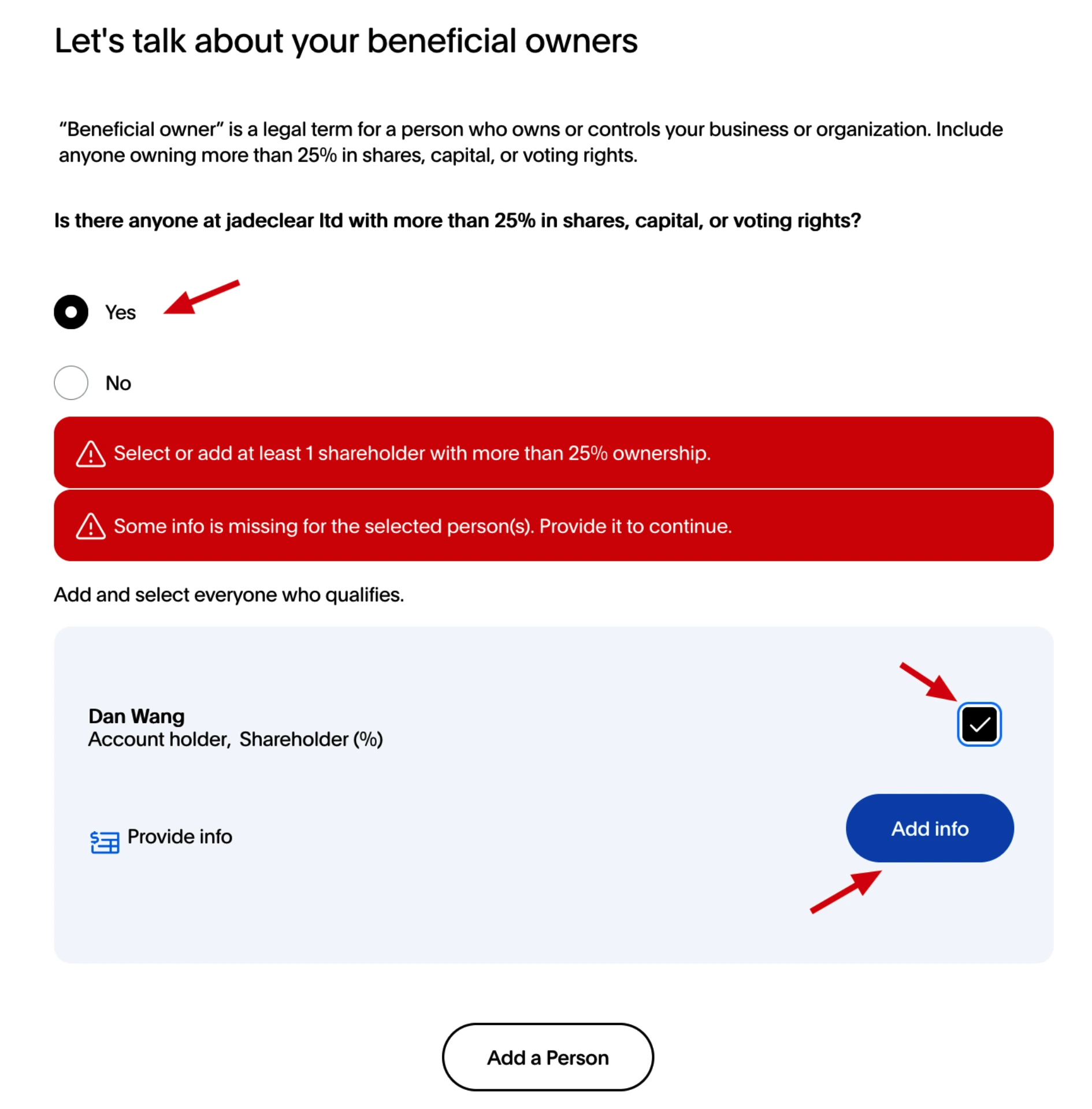 paypal owner info 1
